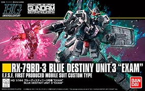 Geek Culture Vintage Theme (EXAM ver. version) - 1/144 scale - HGUC Kidou Senshi Gundam Gaiden: The Blue Destiny - Bandai