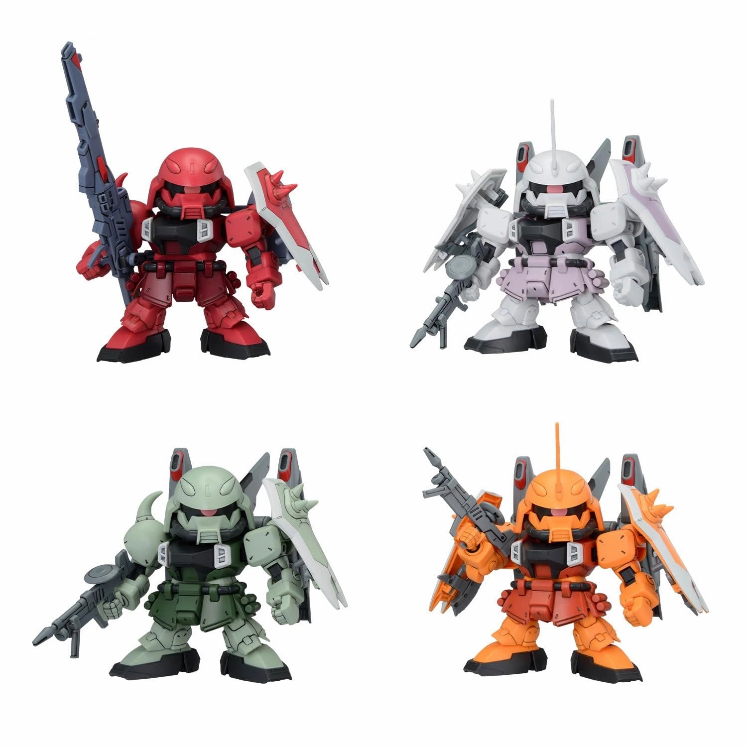 Cultural Gift "Mobile Suit Gundam SEED DESTINY" BB Senshi ZGMF Zaku Series Set