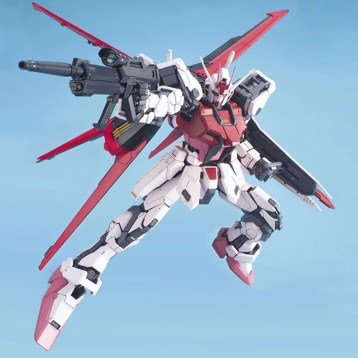 Tourist Memorabilia Gundam 1/60 PG Seed MBF-02 AQM/E-X01 Aile Strike Rouge   FX-550 Skygrasper Model Kit