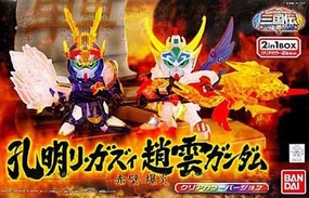 Gundam SD BB  Koumei Re-GZ & Chou'un Gundam Sekiheki no Bakuen Model Kit Display Statue