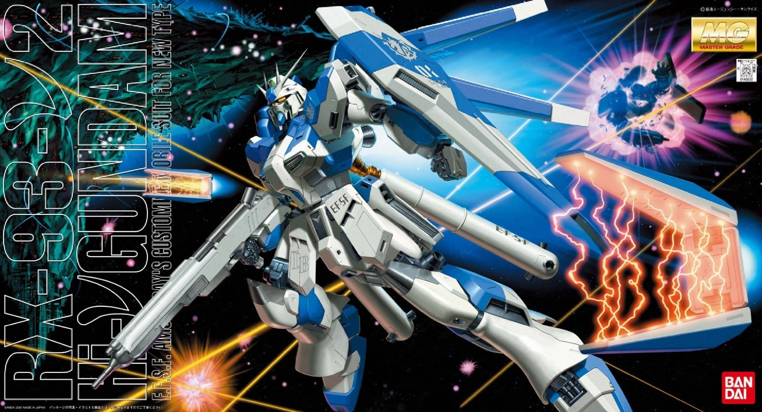 Gundam 1/100 MG Char's Counterattack MG RX-93-V2 Hi-V Hi-Nu Gundam Model Kit Pre-Columbian Cultural Icon