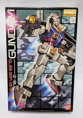 RX-78-2 Gundam (Ver. ONE YEAR WAR version) - 1/100 scale - MG (#078) Kidou Senshi Gundam - Bandai Bohemian style Fantasy Hero
