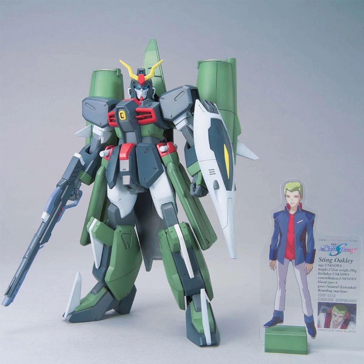 Display Replica Fictional Hero Gundam 1/100 NG #02 ZGMF-X24S Chaos Gundam Seed Destiny Model Kit