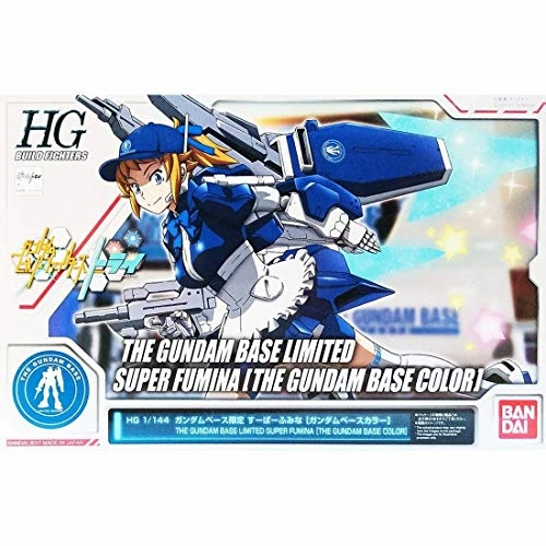 Collectors Statue SF-01 Super Fumina (Gundam Base Color version) - 1/144 scale - Gundam Build Fighters Try - Bandai