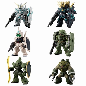 DIY Model Robot Toy Bandai FW Fusion Works Gundam Converge UC Special Selection Trading Figure Set of 10
