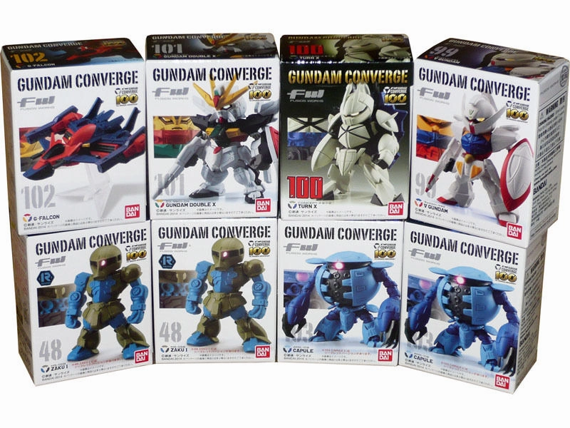Bandai FW Fusion Works Gundam Converge Volume 17 Trading Figure Set of 8 Specialist Shop