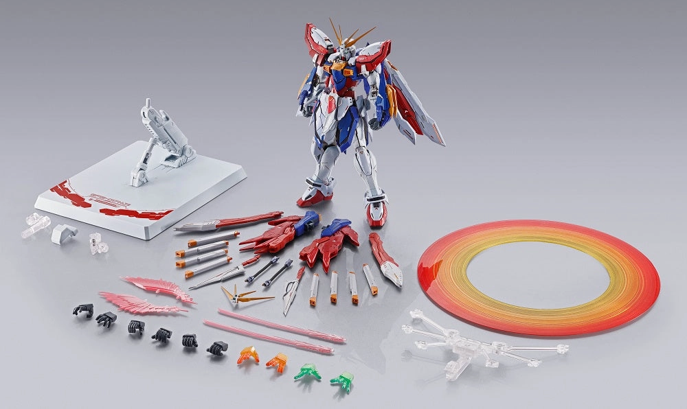 Bandai Metal Build G Gundam God Gundam (Burning Gundam and Burning Gundam Second Ver.) Action Figure Studio Ghibli Creature Replica