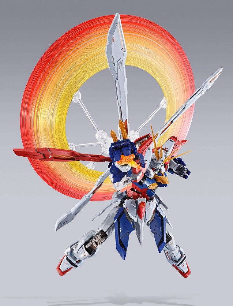 Hallway Display Seasonal Favorite Bandai Metal Build G Gundam God Gundam (Burning Gundam and Burning Gundam Second Ver.) Action Figure
