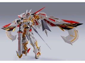 Bandai Metal Build Gundam Seed Astray Gold Frame Amatsu Hana Ver. Action Figure World Heritage Flying Pose