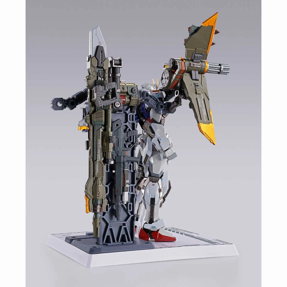 Art Series Fantasy Vehicle Bandai Metal Build Gundam Seed Launcher Striker Option Set Action Figure