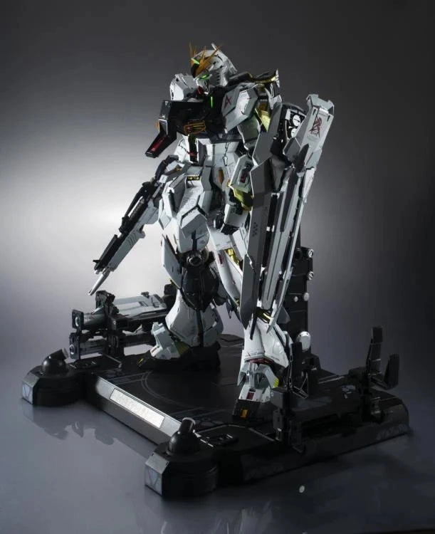 Bandai Metal Structure RX-93 v Nu Gundam Diecast Action Figure (Reissue) Sound Effect School Project