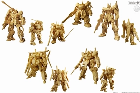 Reptile Figure Miniature Toy Bandai Mobile Suit Gundam Artifact Phase 5 Trading Figure Set of 10