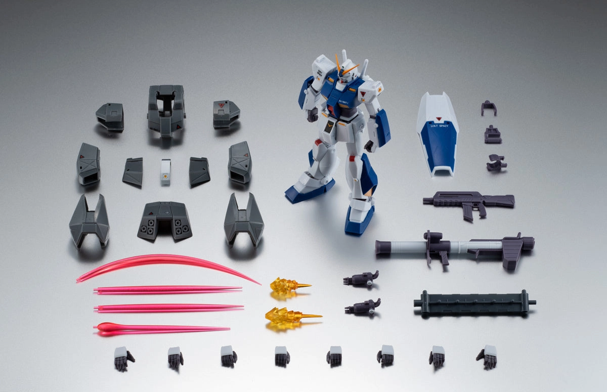 Vinyl Model Chibi Statue Bandai Robot Spirits Damashii 0080: War in Pocket RX-78NT-1 Gundam NT-1 (Full Armor Equjpment Ver.) A.N.I.M.E. Action Figure