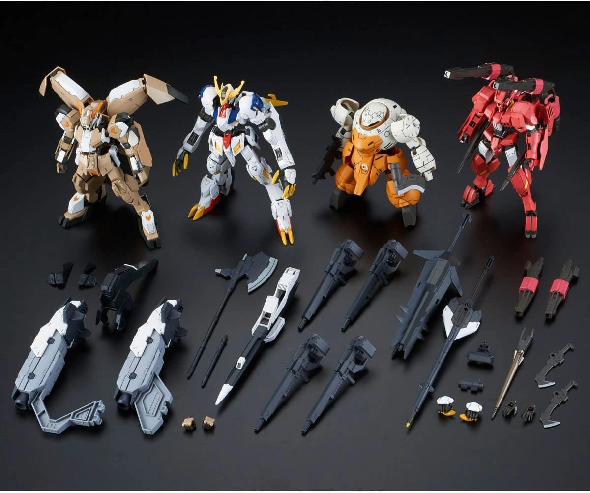 Gundam 1/144 Gundam Iron Blooded Orphans Tekkadan Complete Set Model Kit Exclusive Durable Material Marvel Universe