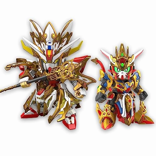 Movie Statue Astronaut Figure "SD Gundam World Heroes" Wukong Impulse Gundam & Sanzang Strike Freedom Gundam Set