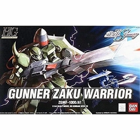 ZGMF-1000/A1 Gunner ZAKU Warrior - 1/144 scale - HG Gundam SEED (#23), Kidou Senshi Gundam SEED Destiny - Bandai Window Sill YouTube Background