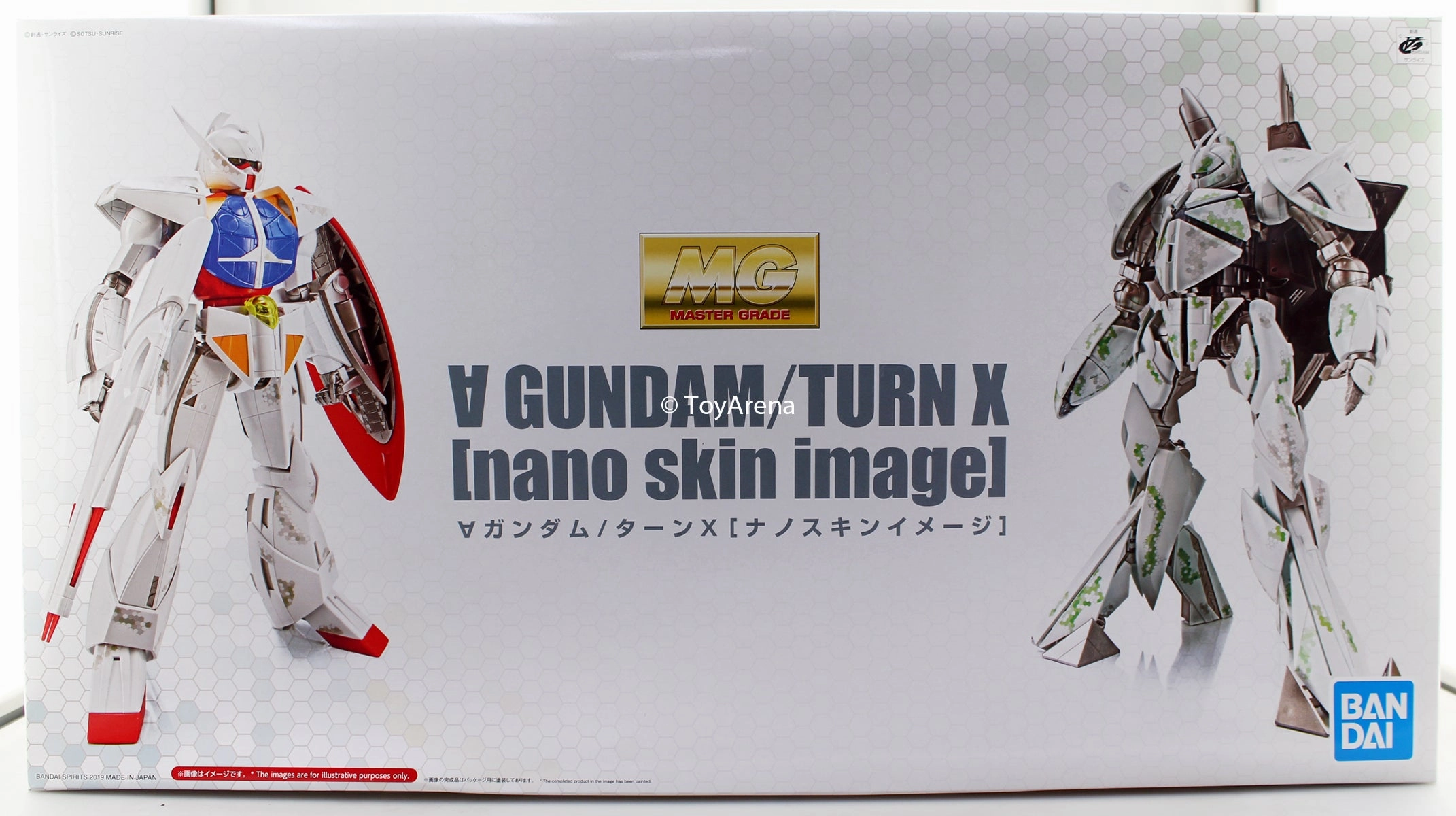 Gundam 1/100 MG Turn A & Turn X Nano Skin Image Version Exclusive Model Kit Family Heirloom