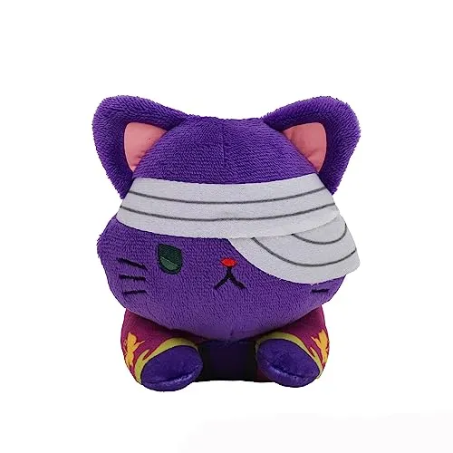 Gintama withCAT Plush with Eye Mask -Nesoberi- Takasugi Shinsuke Long-Lasting Hue Small Replica