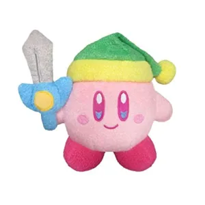 "Kirby's Dream Land" KIRBY MUTEKI! SUTEKI! CLOSET Plush MSC-001 Sword Badge Artist