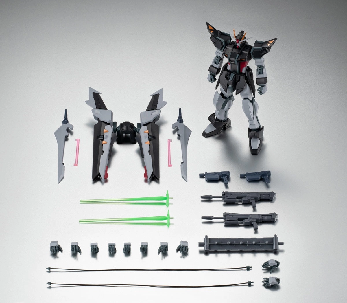 Robot Spirits GAT-X105E   AQM/E-X09S Strike Noir Gundam Ver. A.N.I.M.E Action Figure Display Figure Ecommerce