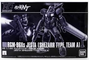 Gundam 1/144 HGUC Gundam Unicorn RGM-96Xs Jesta Shezarr Type, Team A Model Kit Exclusive Multiple Accessories Evergreen Product