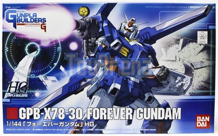 Gunpla 1/144 HG Builders #005 GPB-X78-30 Forever Gundam Model Kit Rococo Sculpture Ancient God
