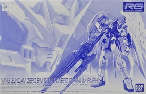 Gundam 1/144 RG Wing Gundam Zero EW and Drei Zwerg Titanium Finish Model Kit Exclusive Coastal Decor Fathers Day