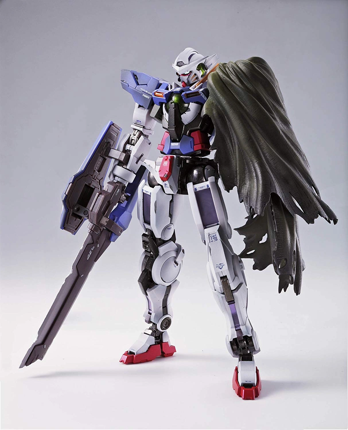 Bandai Metal Build Gundam 00 Gundam Exia / Gundam Exia Repair Action Figure Childrens Toy Battle Pose