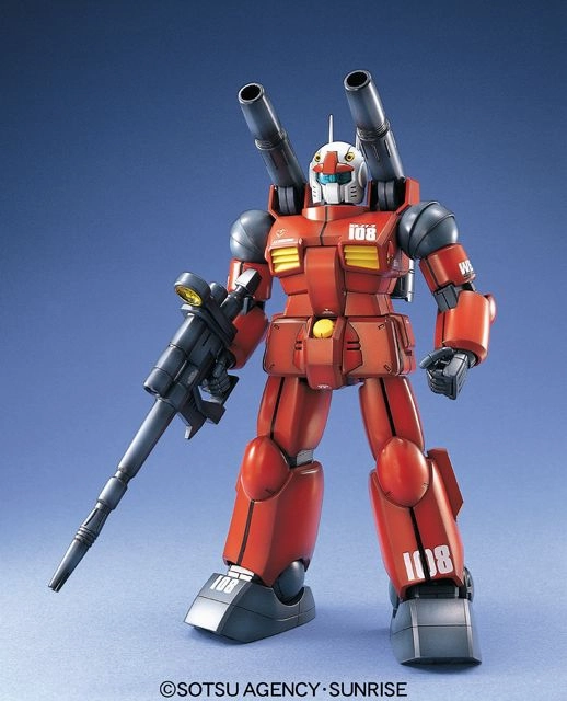 Gundam 1/100 MG Gundam 0079 RX-77-2 Guncannon Model Kit Anime Hero Celebrity Doll