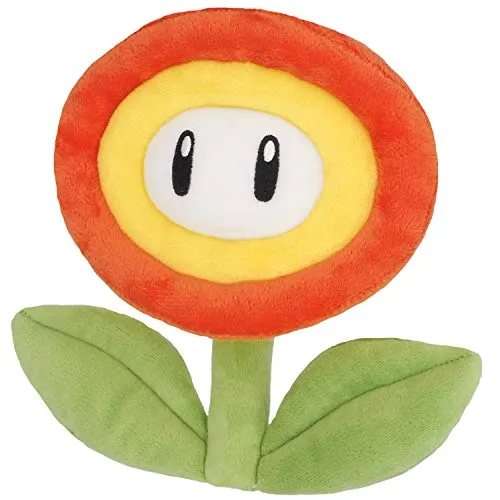 "Super Mario" ALL STAR COLLECTION Plush AC62 Fire Flower (S Size) Sleeping Position Small Trinket
