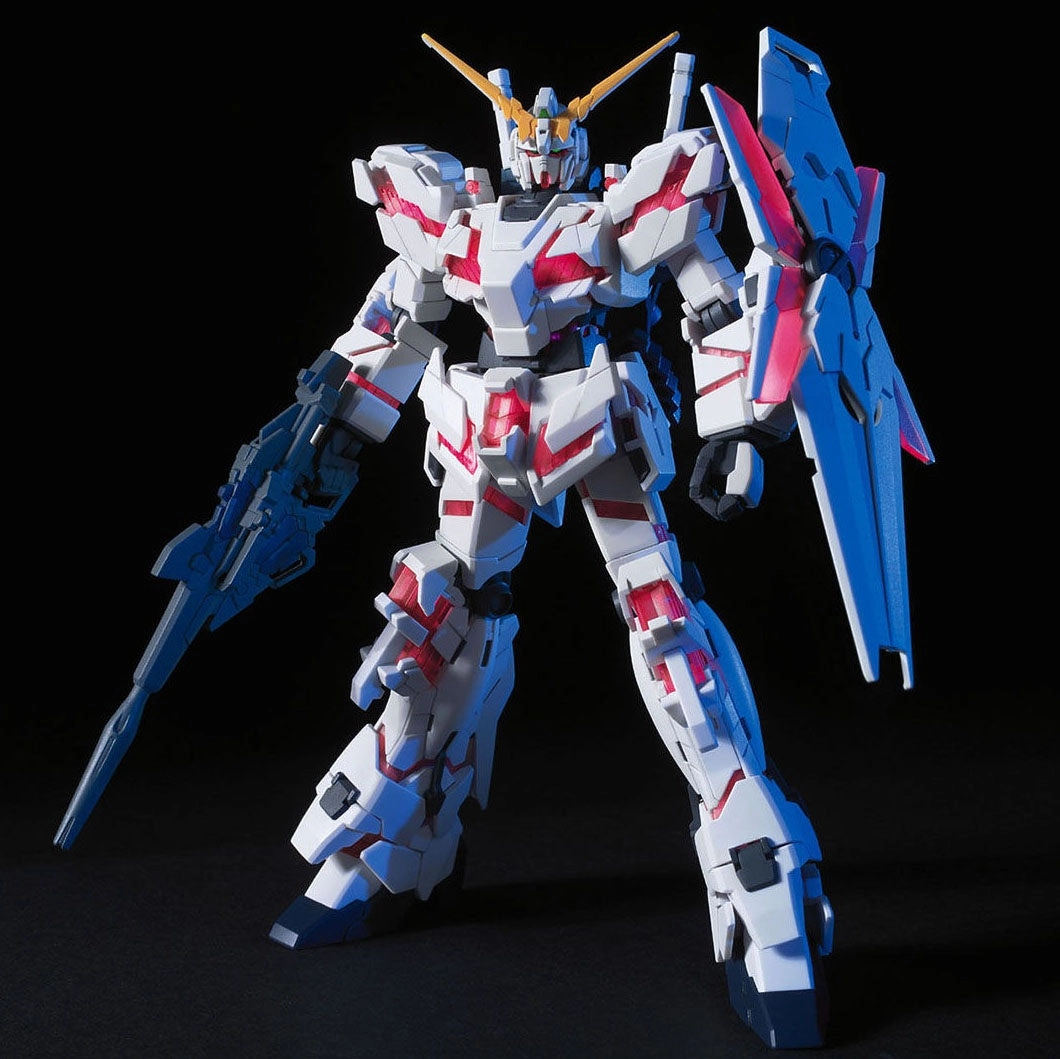Gundam 1/144 HGUC #100 RX-0 Unicorn Gundam (Destroy Mode) Model Kit Alternate Costume
