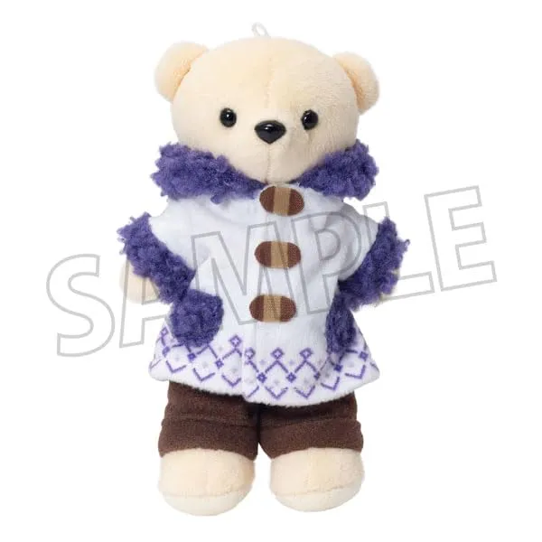 Tiny Trinket Tiny Posture Kumamate Kumamate Duffle Coat Purple Costume for Plush