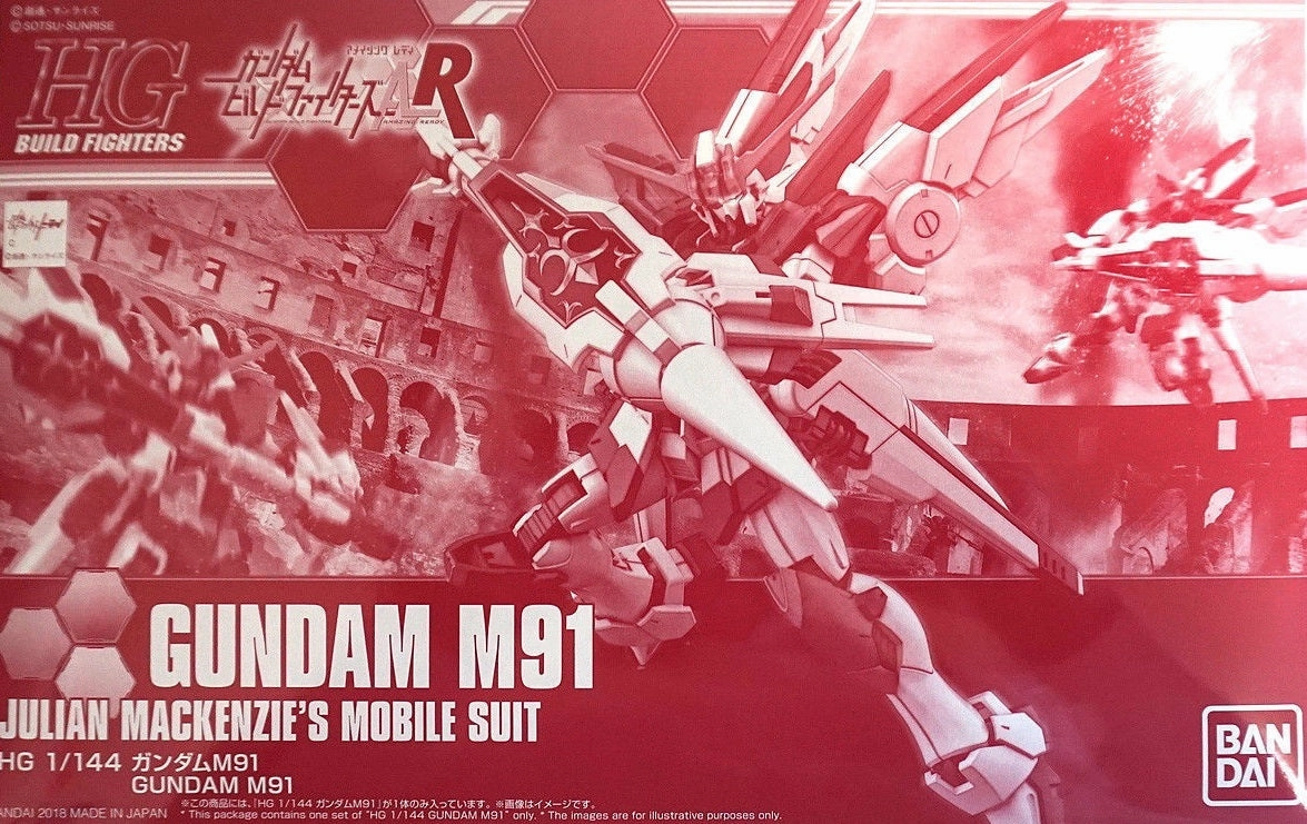 Gundam 1/144 HGBF M91 Gundam M91 (Exclusive) Model Kit Modern Art Avid Fan