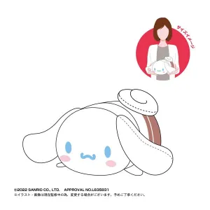 SR-59 Sanrio Characters Potekoro Mascot (M Size) 3 D Cinnamoroll Travel Friendly