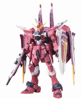 Superhero Figure ZGMF-X09A Justice Gundam - 1/144 scale - RG (#09) Kidou Senshi Gundam SEED - Bandai
