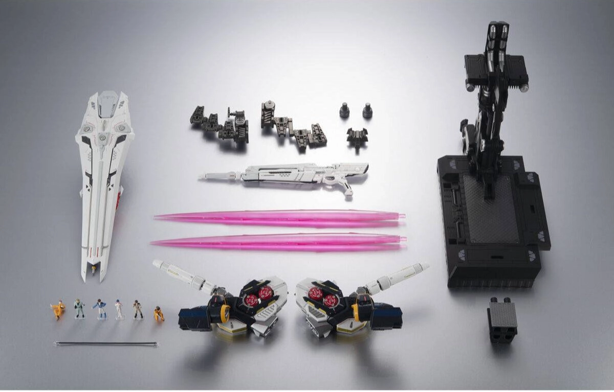 Bandai Metal Structure RX-93 v Nu Gundam Option Parts Armament Enhancement Plans Diecast Action Figure Flexible Figure