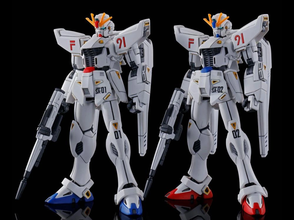 Veteran Designer Kaiju Statue Gundam 1/144 HGUC Universal Century F91 Gundam F91 Vital Unit 1 and 2 Model Kit Exclusive