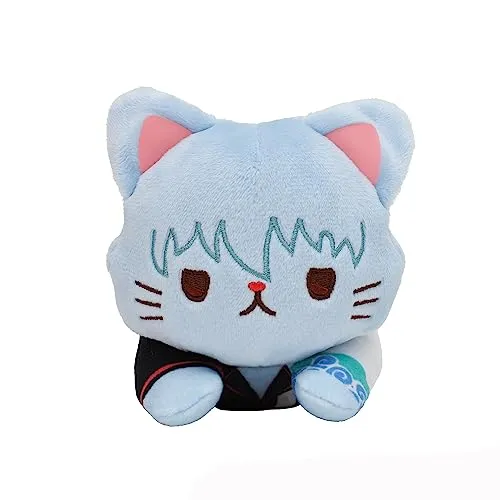 Gintama withCAT Plush with Eye Mask -Nesoberi- Sakata Gintoki Average Height