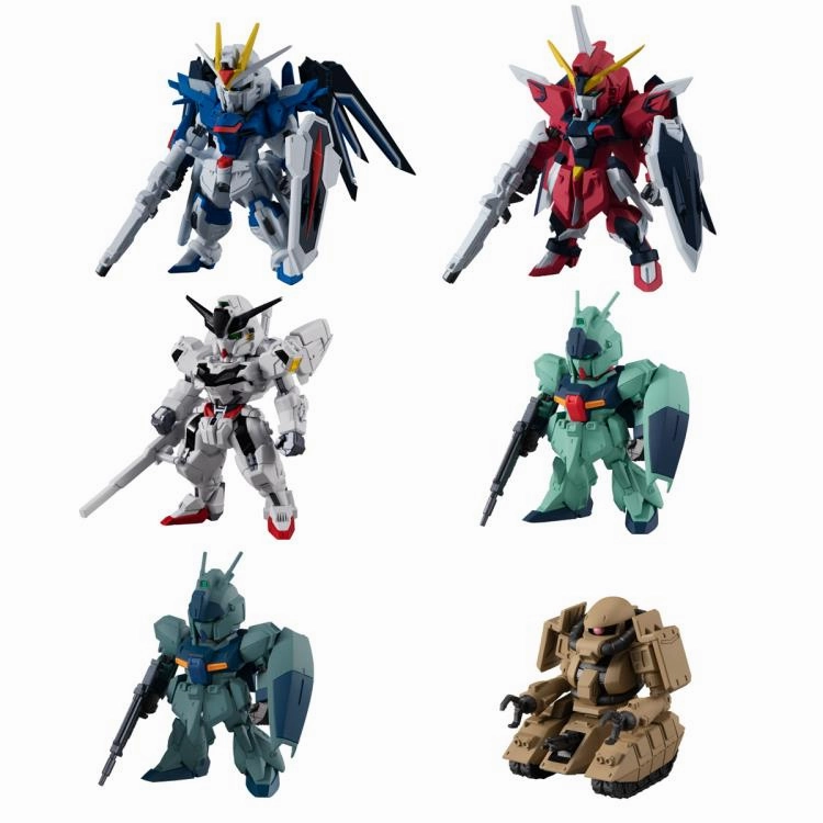 Fictional Hero Bandai FW Fusion Works Gundam Converge Volume 24 Trading Figure Set of 10