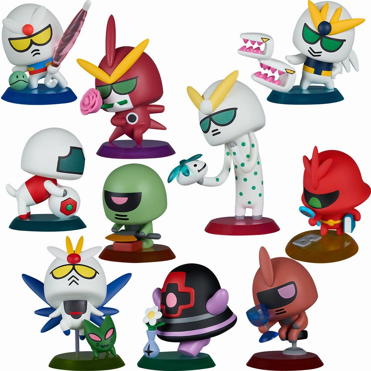 Bandai Yurugun Mobile Suit Gundam Vol. 1 Trading Figures Box Set of 10 Sky Animal