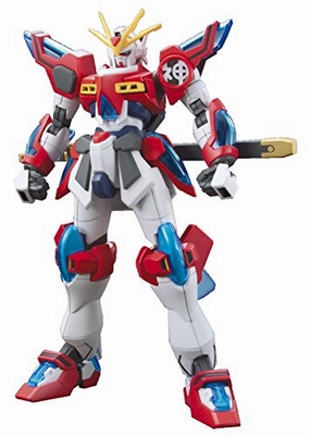 KMK-B01 Kamiki Burning Gundam - 1/144 scale - HGBF (#043), Gundam Build Fighters Try - Bandai Battery operated