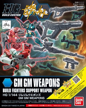 Daily Decor Mini Collectible Gundam 1/144 HGBC #030 GM GM Weapons Build Custom Model Kit