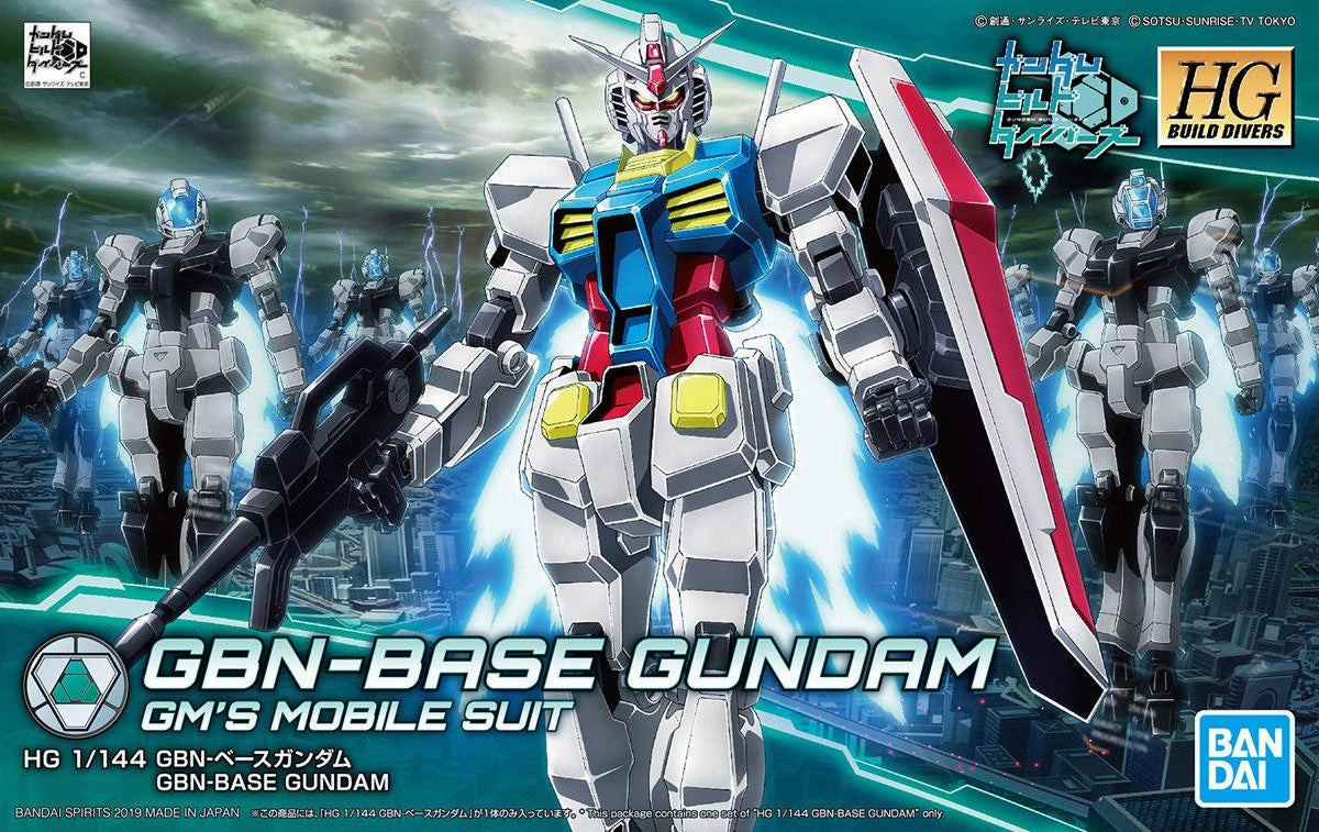 Gundam 1/144 HGBD #025 GBN-GF/RX78 GBN-Base Gundam Model Kit Price Guide Top Rated