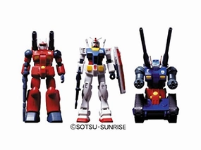 RX-75-4 Guntank RX-77-2 Guncannon RX-78-2 Gundam Gundam Operation V Set - 1/144 scale - HGUC, Kidou Senshi Gundam - Bandai Everyday Use Social media