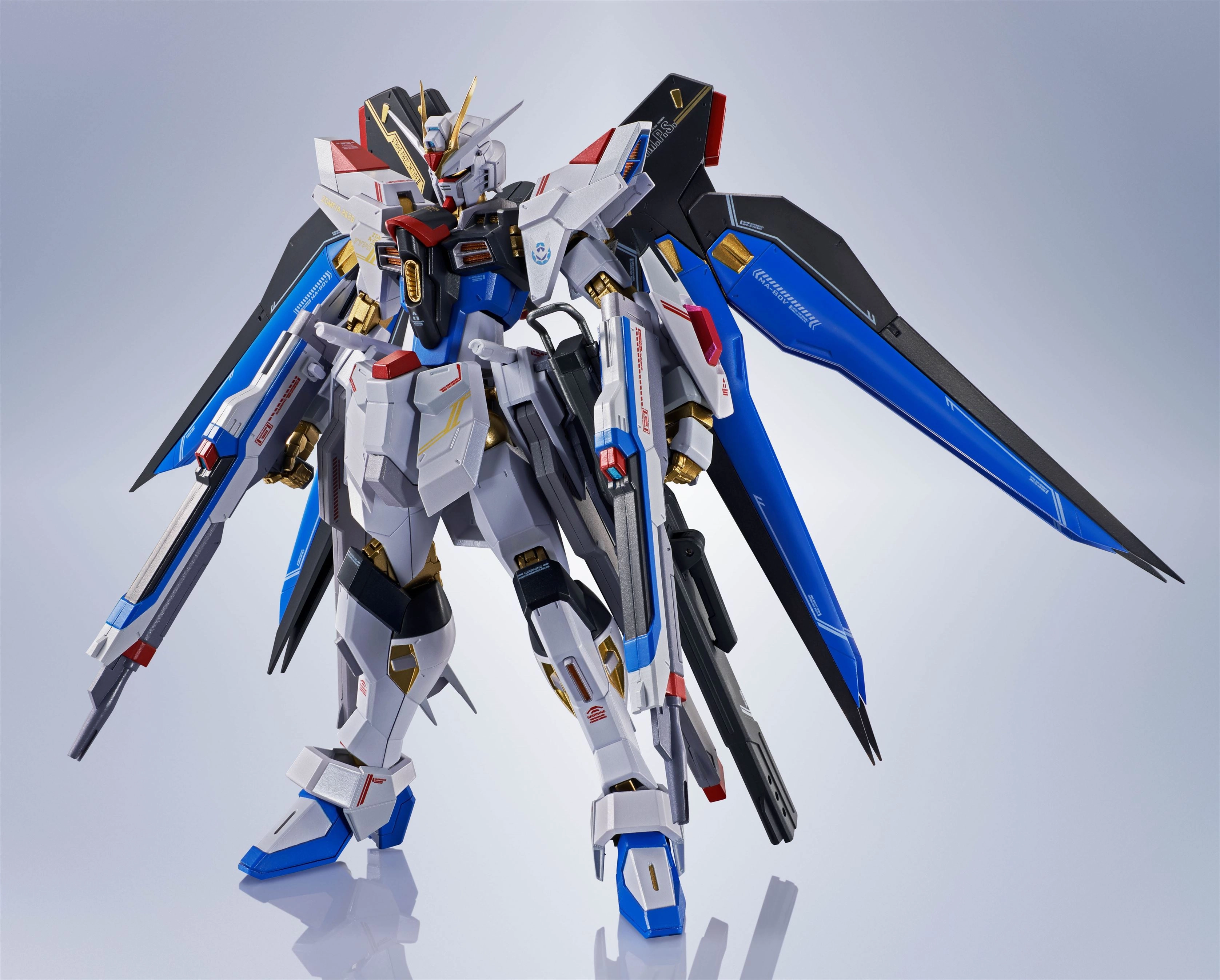 Vintage Statue Bandai Metal Robot Spirits Gundam Seed Freedom ZGMF/A-262B Strike Freedom Gundam Type II Action Figure