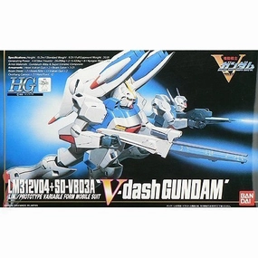 LM312V05 SD-VB03A V-Dash Gundam - 1/100 scale - 1/100 HG Victory Gundam Series (#2), Kidou Senshi Victory Gundam - Bandai Superhero Model Fashion Doll