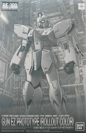 Gundam RE/100 Reborn Victory Gundam Gun EZ Prototype (Rollout Color) Model Kit Exclusive PVC Figure Wild Animal