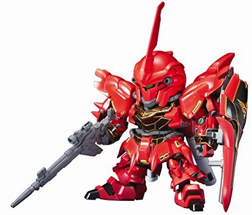 MSN-06S Sinanju SD Gundam BB Senshi (#365) Kidou Senshi Gundam UC - Bandai Book Character Display Hero