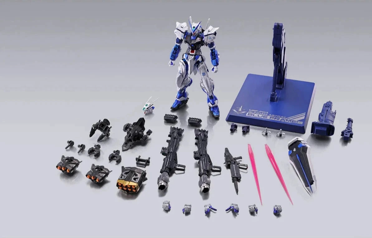 Bandai Metal Build Gundam Seed Astray Blue Frame (Full Weapons) -Project Astray- Action Figure Evergreen Product