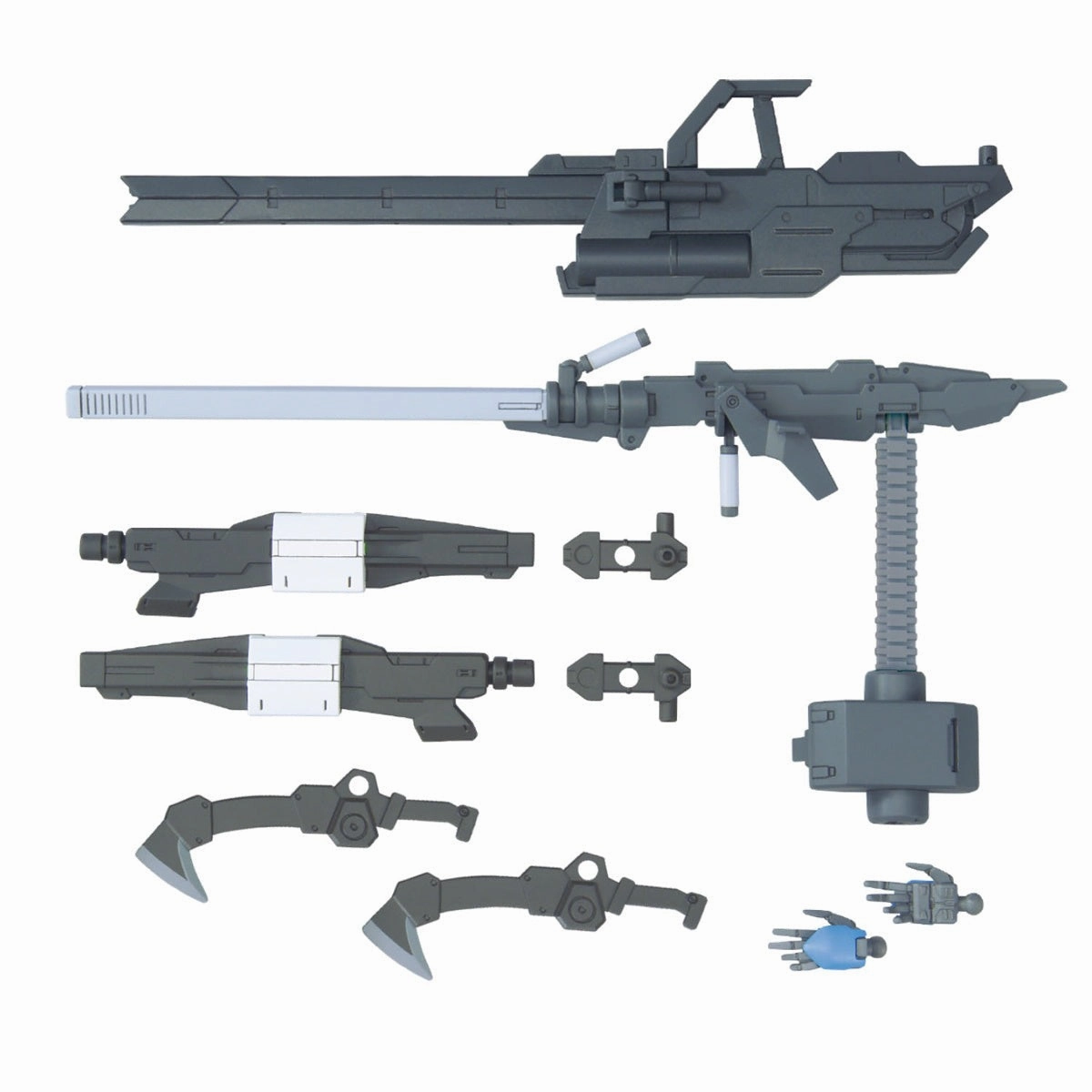 Storytelling Prop Battle Reenactment Gundam 1/144 Gunpla Option Parts Set 12 (Large Railgun) Model Kit